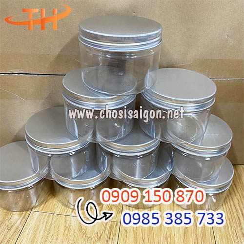 Hũ nhựa pet nắp nhôm 250ml giá sỉ rẻ