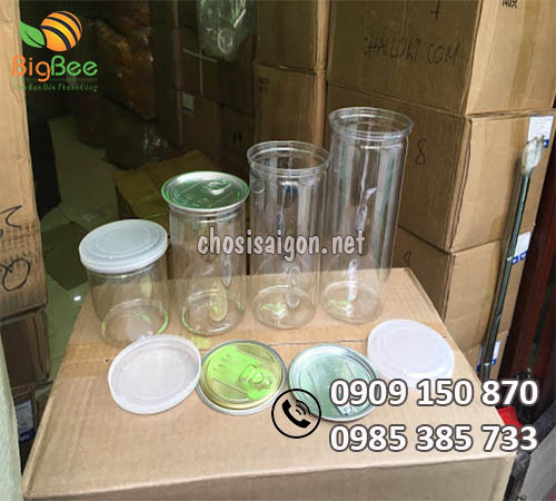 Hũ nhựa PET nắp nhôm các loại phân phối sỉ