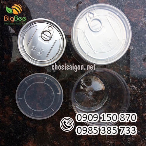 Hũ nhựa pet nắp nhôm xé (nắp nhôm viền vành) sỉ rẻ nhất