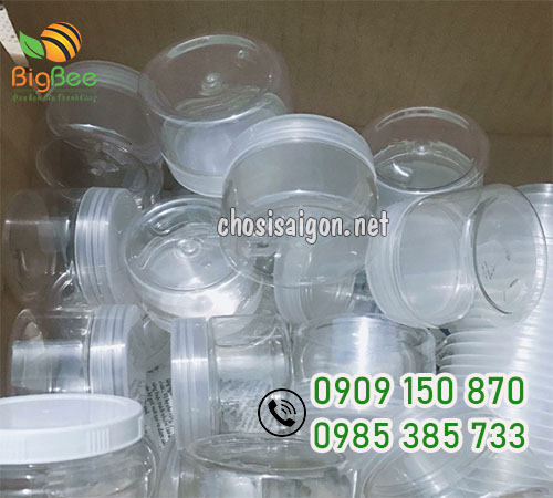 Hũ nhựa pet nắp nhựa an toàn, tiện dụng giá sỉ