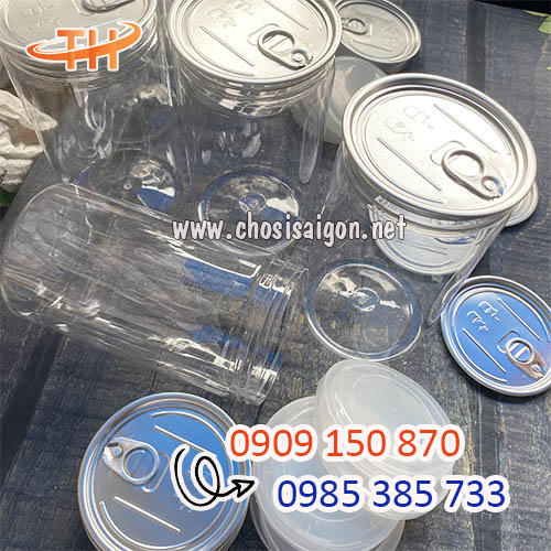 Hũ nhựa pet nắp xé sỉ rẻ tại xưởng HCM