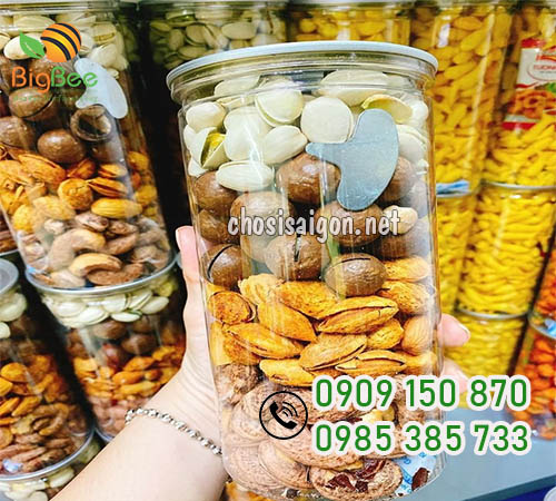 Hũ nhựa pet đựng hạt sấy khô giá rẻ tại TP.HCM