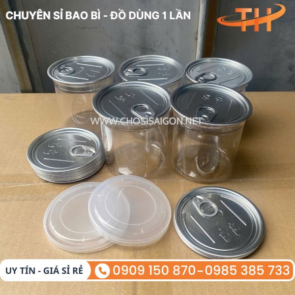 Hũ nhựa pet nắp nhôm xé