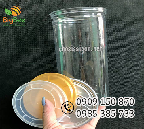 Hũ nhựa pet nắp xé (nắp bật) đựng đồ ăn vặt sỉ rẻ nhất