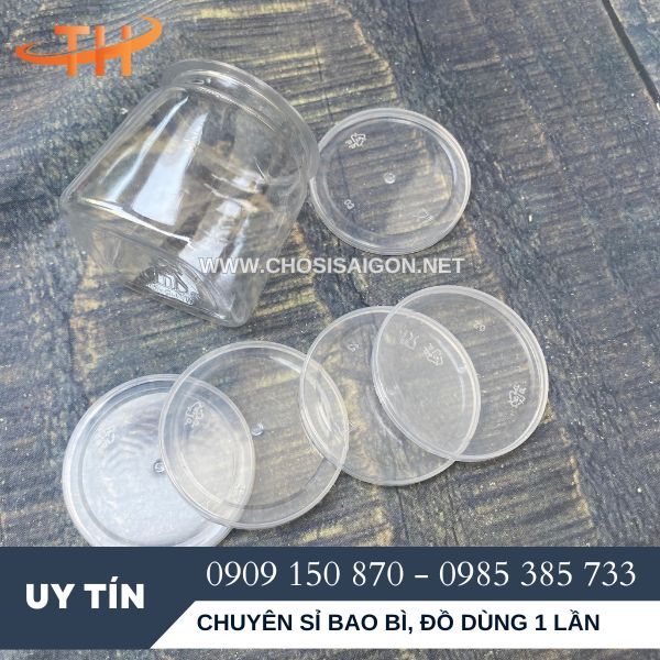 Hũ nhựa pet vuông 90ml đựng sữa chua giá rẻ, uy tín