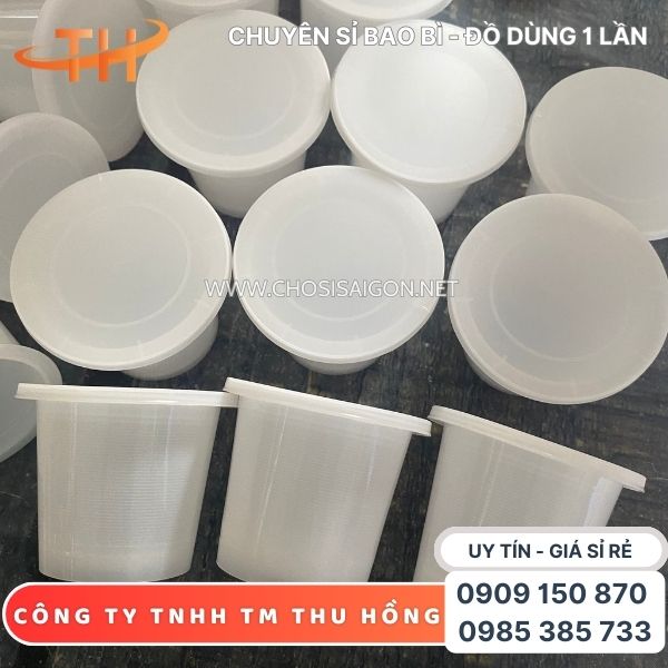 Hũ nhựa đựng bánh flan cao cấp, chất lượng tốt giá rẻ