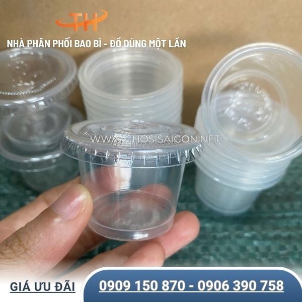 Hũ nước sốt, nước chấm nắp rời 1oz
