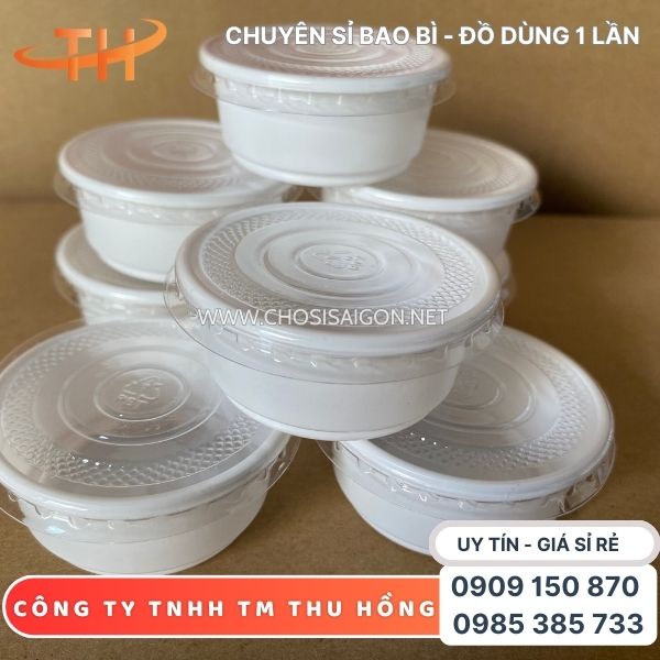 Hũ nhựa đựng nước chấm, nước sốt nắp rời HS55