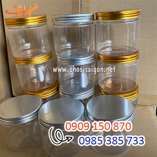 Hũ nhựa pet 250ml nắp nhôm sỉ rẻ HCM