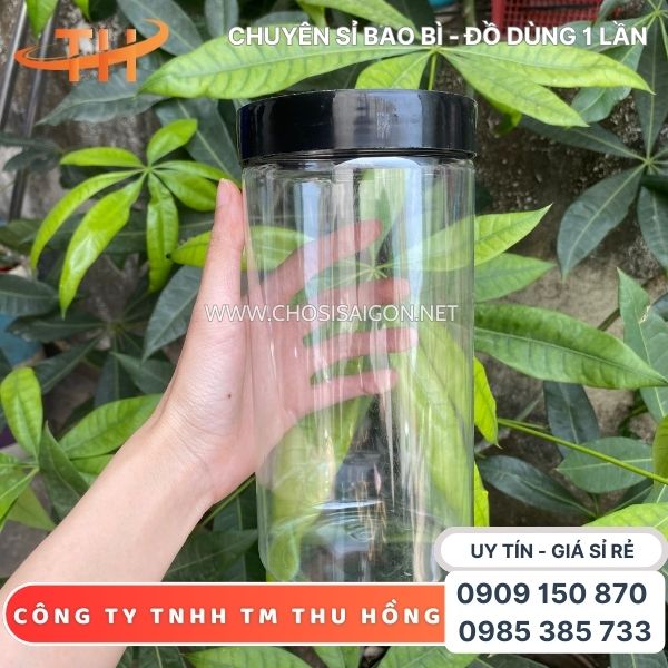 Hũ nhựa pet 1200ml dùng 1 lần
