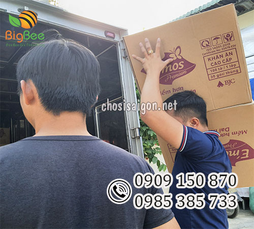 Khăn giấy ăn E'mos giá tốt, freeship HCM