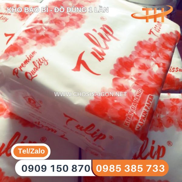 Khăn giấy ăn vuông Tulip giá ưu đãi nhất