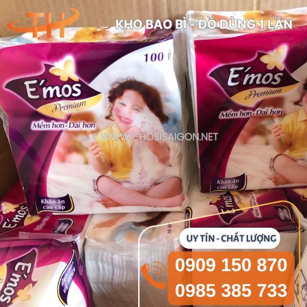 Giấy vuông E'mos 30 gói/thùng