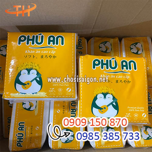 Khăn giấy Phú An cao cấp mua sỉ rẻ