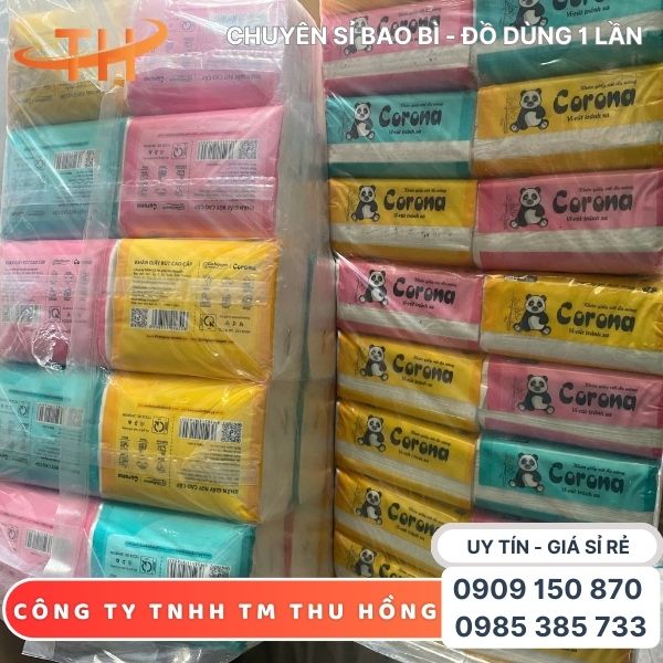 Khăn giấy rút Corona