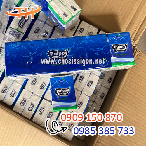 Khăn giấy rút Pulppy nhỏ bỏ túi giá tốt nhất