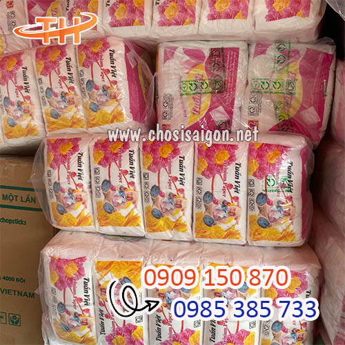 Khăn giấy rút Sài Gòn Tuấn Việt giá tốt tại HCM