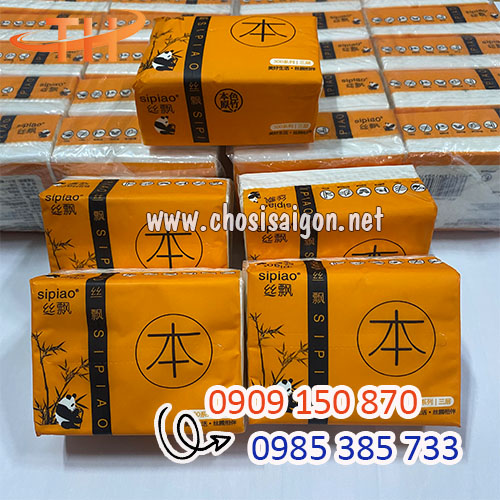 Khăn giấy rút Sipiao giá xưởng sỉ siêu tốt
