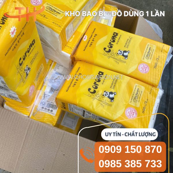 Khăn giấy rút Corona