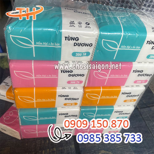 Khăn giấy rút Tùng Dương sỉ rẻ giá rẻ nhất