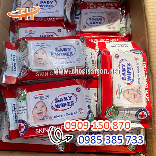 Khăn giấy ướt an toàn cho da bé giá rẻ chính hãng
