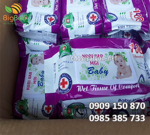 Khăn giấy ướt baby ngôi sao mới giá sỉ