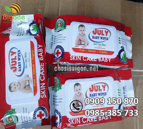 Khăn giấy ướt baby wipes giá sỉ rẻ