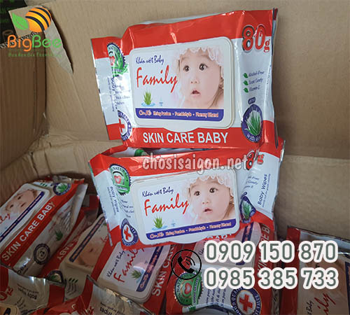 Khăn giấy ướt baby giá sỉ rẻ nhất TP.HCM