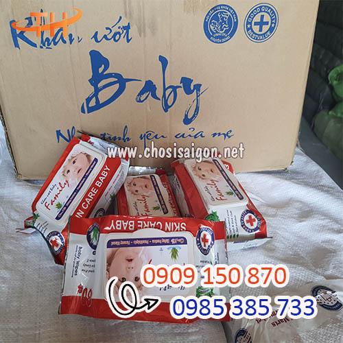 Khăn giấy ướt cao cấp an toàn bán sỉ tại HCM