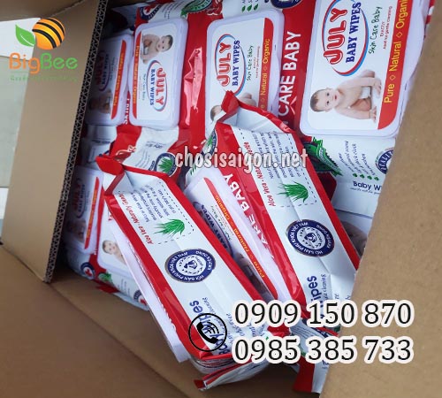 Khăn giấy ướt cho bé Baby Wipes 100 tờ giá tốt sỉ lẻ