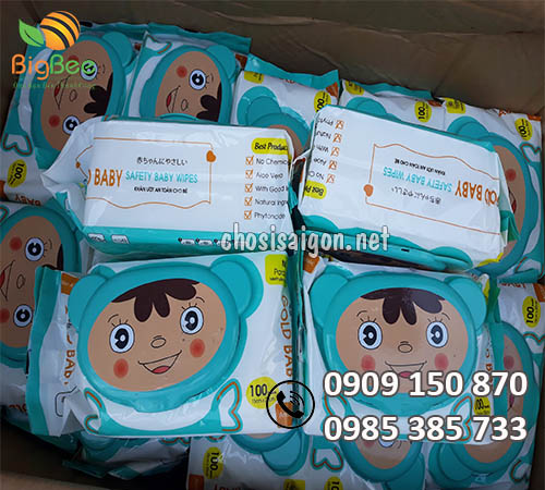 Khăn giấy ướt không mùi gold baby giá sỉ