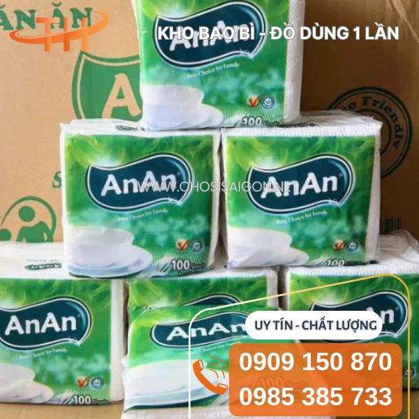 Khăn giấy An An giá ưu đãi