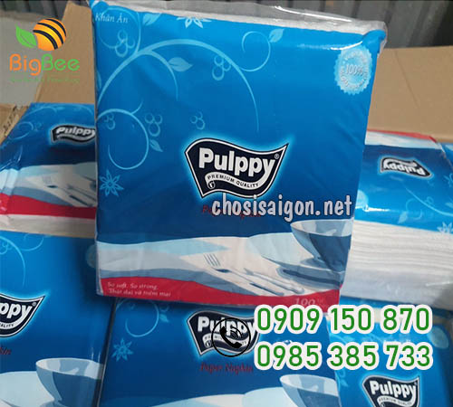 Khăn giấy vuông Pulppy tiện dụng, đa năng giá rẻ