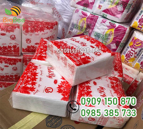 Khăn giấy vuông Bobby giá sỉ toàn quốc