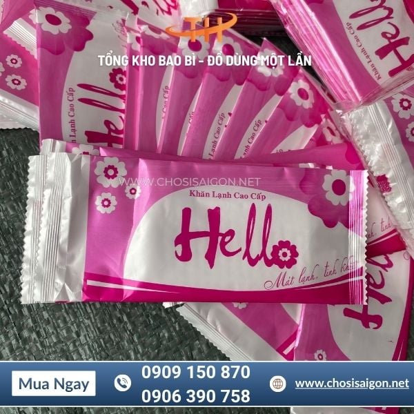 Khăn lạnh Hello đa năng vệ sinh cá nhân sỉ rẻ