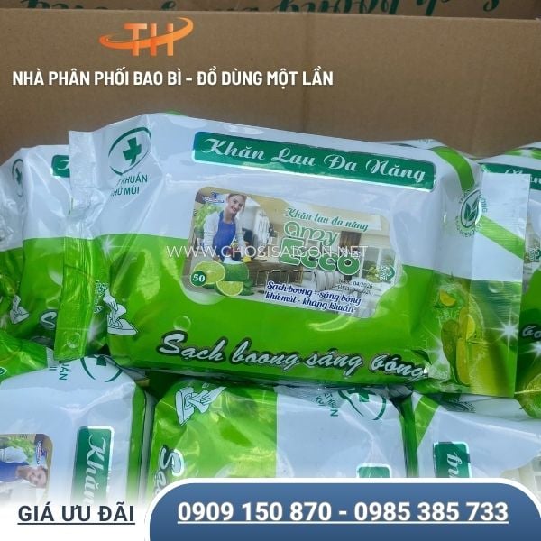 Khăn lau đa năng sáng bóng, sạch sẽ