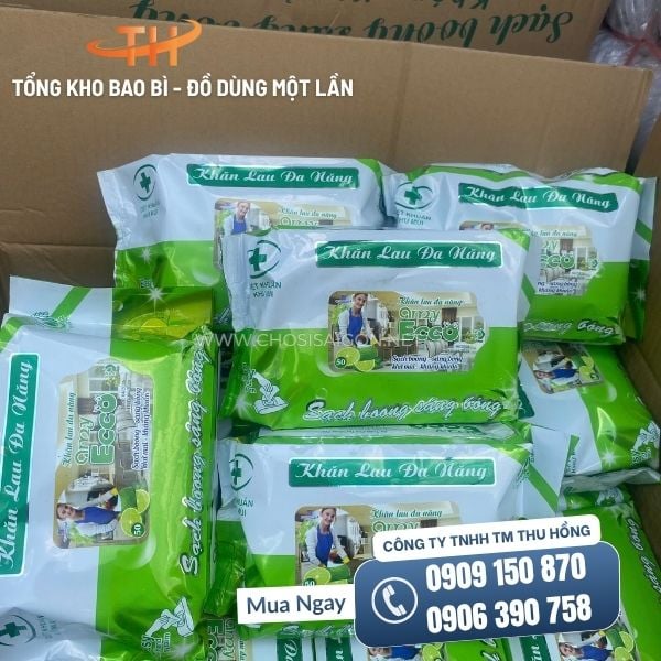 Khăn ướt lau đa năng sạch, sáng bóng giá sỉ tốt