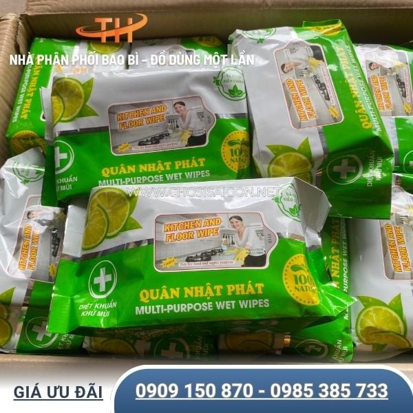 Khăn lau đa năng diệt khuẩn, khử mùi