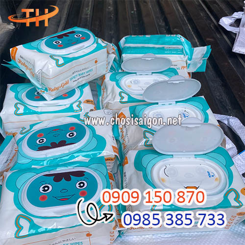 Khăn ướt gấu trúc an toàn cho bé giá rẻ