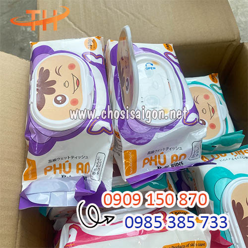 Khăn ướt Phú An đủ các loại giá tốt, freeship HCM