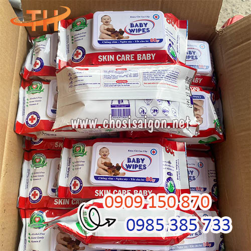 Khăn ướt Baby Wipes sỉ giá tốt, miễn phí vận chuyển