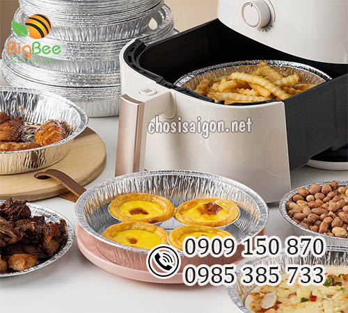 Khay nhôm bạc nướng bánh, thực phẩm giá rẻ nhất