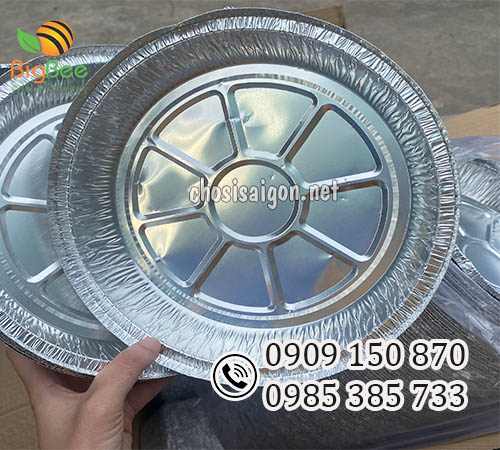 Khay nhôm tròn, khay giấy bạc tròn giữ nhiệt tốt bán giá rẻ nhất