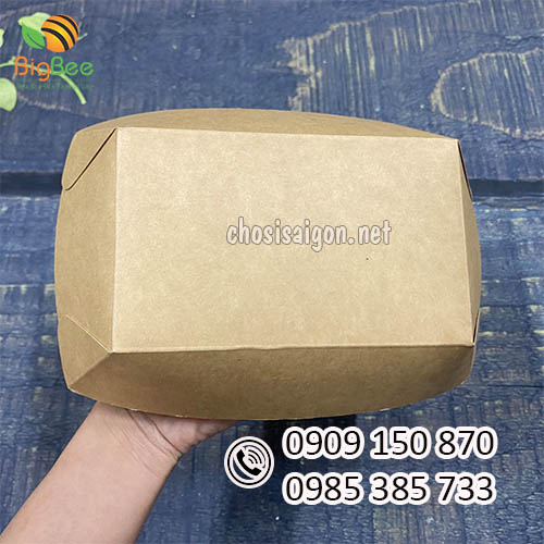 Giá sỉ rẻ nhất khay giấy đựng thức ăn nhanh chất lượng