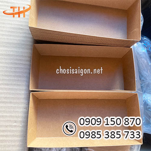 Khay giấy, hộp giấy kraft cao cấp, chất lượng giá ưu đãi