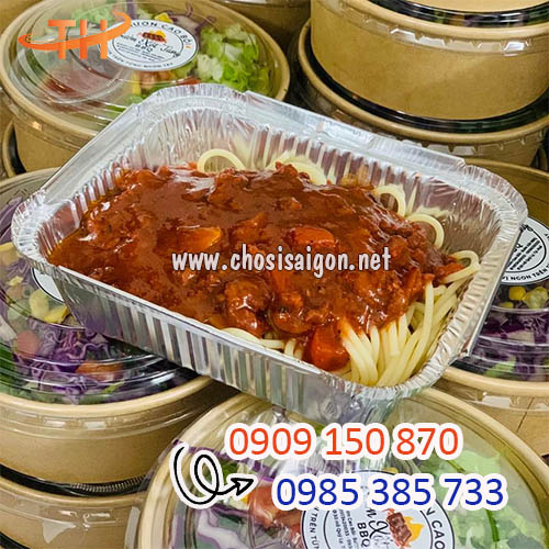 Khay nhôm giấy bạc an toàn khi tiếp xúc với thực phẩm sỉ rẻ