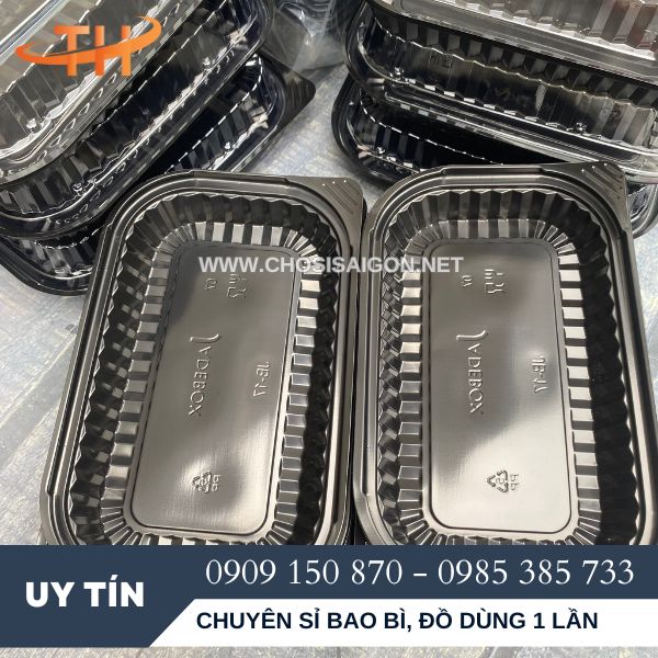 Khay nhựa đế đen 1 ngăn HT17 giá rẻ