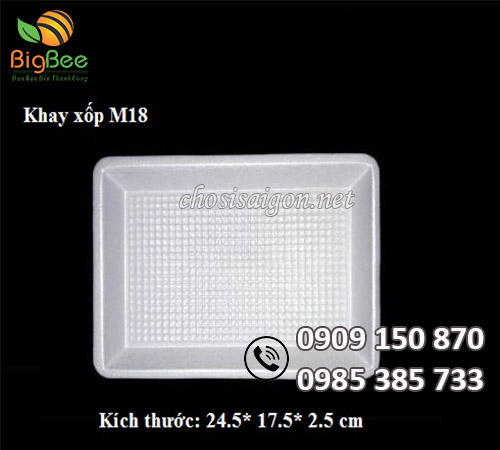 Gía sỉ rẻ khay xốp cỡ lớn M18