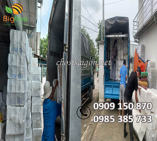 Khay xốp cung ứng số lượng cho các siêu thị, cửa hàng tiện lợi