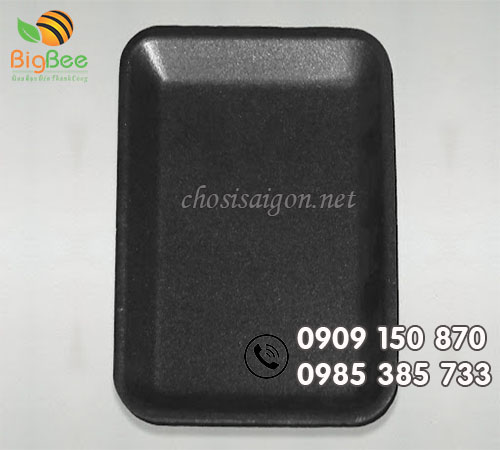 Khay xốp đen đựng cá tươi sống giá sỉ rẻ